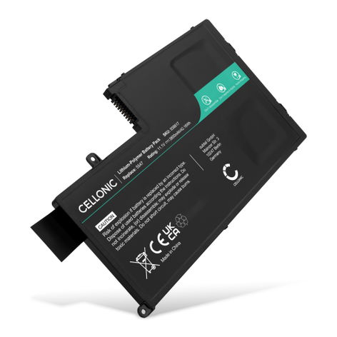 Battery for Dell Inspiron 15, 15 5000, 5542, 5442; Latitude 3550, 3450 (3800mAh, 11.1V) from CELLONIC