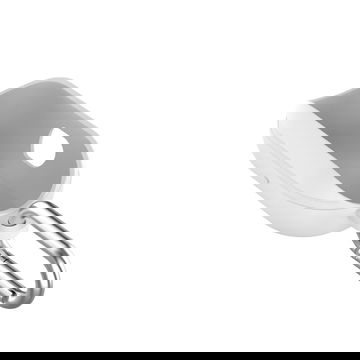 Charging Case for Samsung Galaxy Buds (SM-R170 / SM-R175) Earbuds – Replacement Protective Silicone Sheath Shell Case Cover Skin Portable Shockproof w/ Keychain Carabiner – White