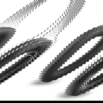 subtel Replacement Ear Pads for Sennheiser GSP 300, GSP 301, GSP 302, GSP 303, GSP 350, GSP 370 Headphone Covers Soft Foam Earpads Over Ear Headphone Cushions / Earphone Cups