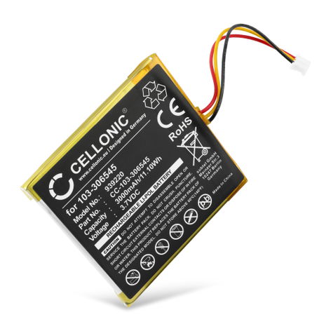 Battery for Visonic PowerMaster 360R, 360 103-306545 (3000mAh, 3.7V) from CELLONIC
