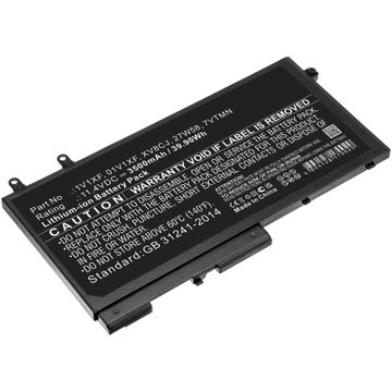 Battery for Dell Latitude 5400, 5410, 5500, 5510, 5501, 5511, 5401, 5411, Precision 3541, 3550, 1V1XF 11.4v 3500mAh from subtel