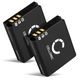2x Battery (1100mAh, 3.7V)