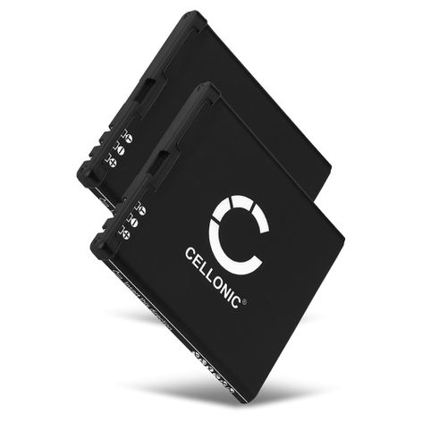 2x Battery for Bea-fon SL470; SL570; SL670 (1000mAh, 3.7V) from CELLONIC