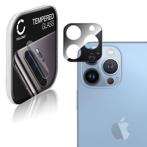Lens Protector for Apple iPhone 13 Pro Max, Pro – Glass (9H hardness) from CELLONIC