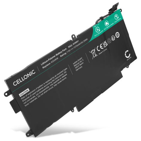 Battery for Dell Latitude 7389, E5289, 12 5289 K5XWW (4200mAh, 7.6V) from CELLONIC