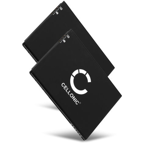 2x Battery for Samsung GT-i9195 Galaxy S4 mini B500BE, B500BU (1900mAh, 3.7V) from CELLONIC