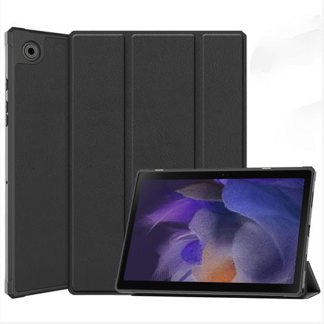 Tablet Case with Stand for Samsung Galaxy Tab A8 SM-X200, SM-X205 – Black, Synthetic Leather from subtel