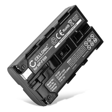 Battery for Sony HDR-FX7e GV-D200 HDR-FX1000e NP-F550 -F330 -F75 2600mAh from CELLONIC