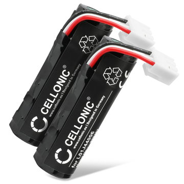 2x Battery for Ingenico Move 3500, 2500, IWL250, IWL220, IWL252, IWL280, IWE280, IWL251, IWL255 Newland ME31 F26401964, F26402274 (3400mAh, 3.7V) from CELLONIC