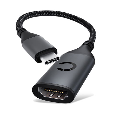 USB C Cable for TV, Camera, DVD / Blu-ray Player, Gaming Console & Co. - HDMI > micro HDMI TV, DVD, Blu-Ray, Camera, Monitor - 15cm USB C to HDMI Standard (Type A) Lead