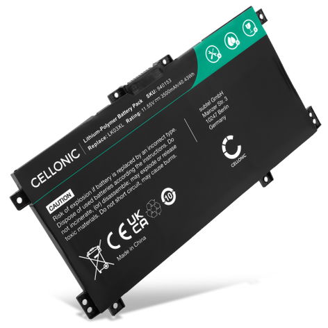 Battery for HP Envy X360 15m, 17-CE, 17-CN, 17-CP, 15-BP, 17-AE LK03XL (3400mAh, 11.55V) from CELLONIC