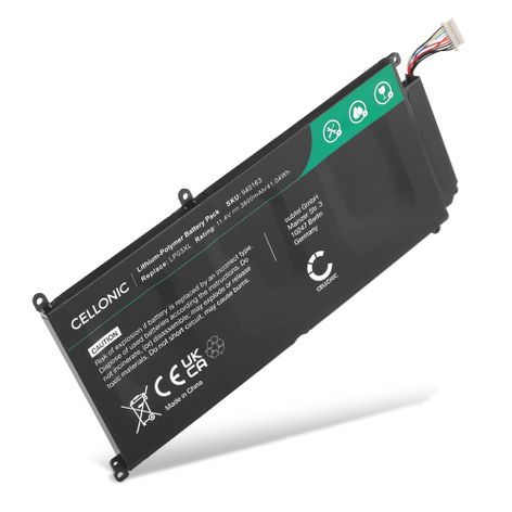 Battery for HP Envy 14-J, 14t-J, 15-AE, 15-AH, 15t-AE, 15z-AH, M6-1000 LP03XL (3600mAh, 11.4V) from CELLONIC