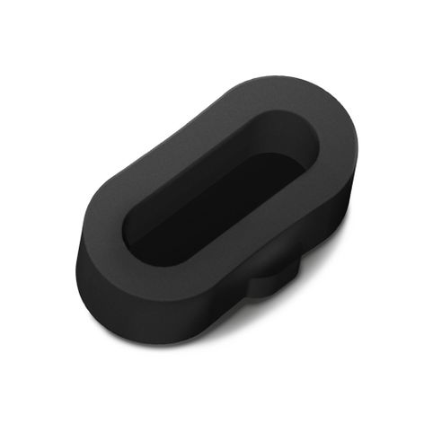 10x Dust Plugs for Garmin Vivoactive 5; Fenix 8; Forerunner 55, 265 – Black, Silicone from subtel
