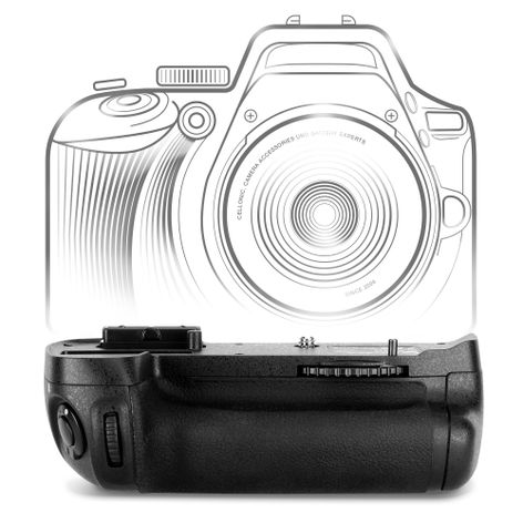 MB-D14 Battery Grip for Nikon D610; D600 – Vertical Portrait Grip for EN-EL15 Batteries from CELLONIC