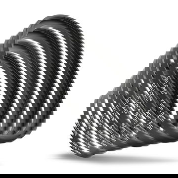 CELLONIC 8-Piece Step Up Ring Set – Lens Filter & Hood Stepping Up Adapter Ring Mount Adapter Kit 49-52mm, 52-55mm, 55-58mm, 58-62mm, 62-67mm, 67-72mm, 72-77mm, 77-82mm