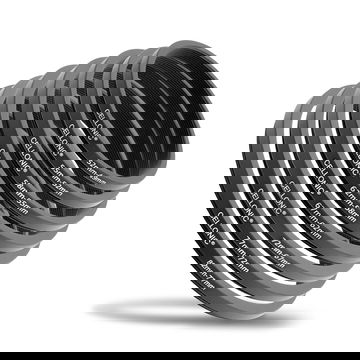 CELLONIC 8-Piece Step Down Ring Set – Lens Filter & Hood Stepping Down Adapter Ring Mount Adapter Kit 52-49mm, 55-52mm, 58-55mm, 62-58mm, 67-62mm, 72-67mm, 77-72mm, 82-77mm