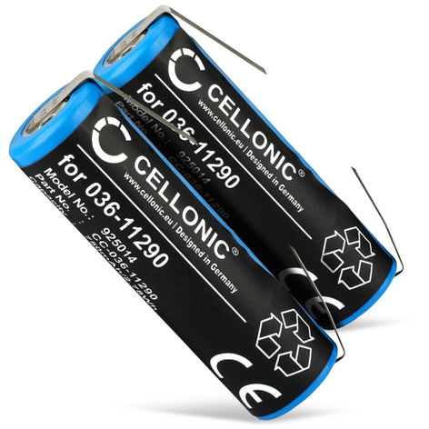 2x Battery for Panasonic ES8103; Philips 9190XL; HQ7360; HQ7363; HQ8200 (750mAh, 3.7V) from CELLONIC