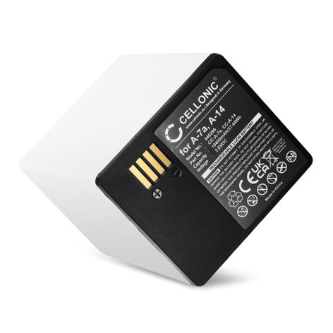 Battery for Arlo Ultra 2; Pro 4, 5, 3, 3 Floodlight, 4 XL; Go 2 A-14 (10400mAh, 3.7V) from CELLONIC