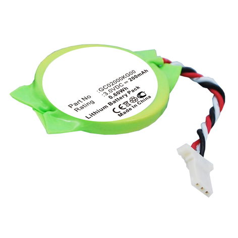 Battery for Dell Latitude E4300, E4200 GC02000KG00 (200mAh, 3V) from subtel