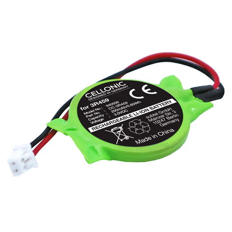 Battery for Dell Latitude D620, D600, D610, D520; Inspiron 9300 (200mAh, 3V) from subtel