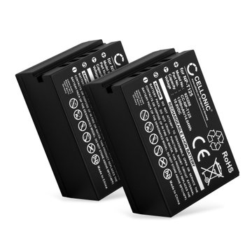 2x NP-T125 Battery for FujiFilm GFX 50s GFX Medium Format 1300mAh Camera Battery Replacement