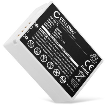 Battery for Kompatibel mit Canon PowerShot G12 PowerShot G11 PowerShot G10 PowerShot SX30 IS NB-7L (1050mAh, 7.4V) from CELLONIC