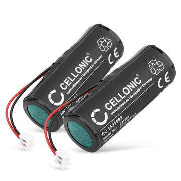 2x 1531582, 1/UR18500L Battery for Wella Xpert HS71 / Xpert HS71 Profi / Xpert HS75 1400mAh Battery Replacement 1531582, 1/UR18500L
