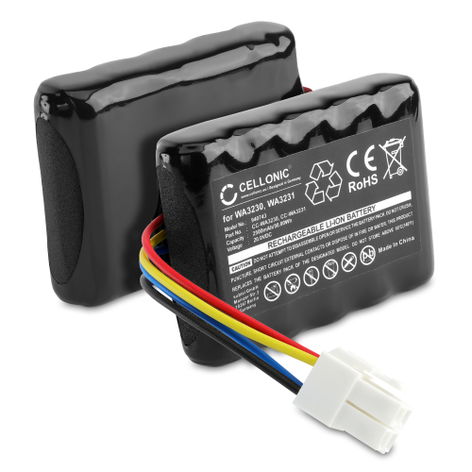 2x Battery for Worx Landroid S Basic, S500i, S700i; WR101SI; WR105SI; WR106SI WA3230, WA3231 (2500mAh, 20V) from CELLONIC