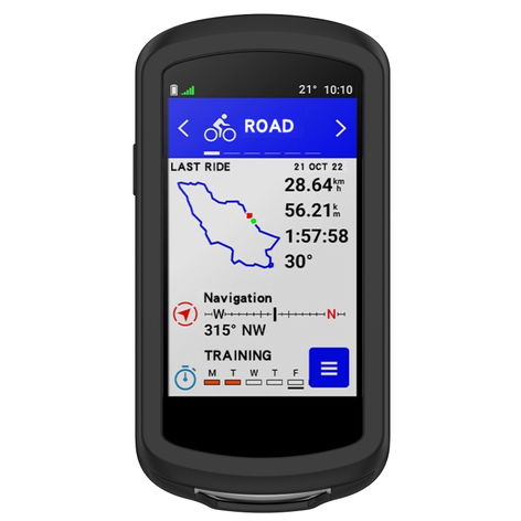 Protective Case for Garmin Edge 1040, 1040 Solar – Black, Silicone from subtel