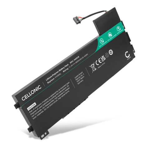 Battery for HP ZBook 15 Gen 3, 4 VV09XL (4800mAh, 11.4V) from CELLONIC