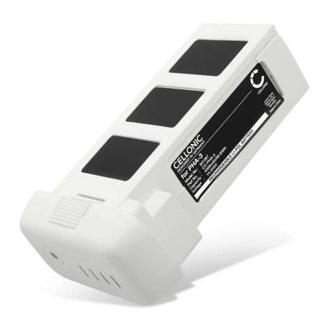 Battery for DJI Phantom 3, 3 Professional, 3 Drones, 3 Advance PHA-3 (4500mAh, 15.2V) from CELLONIC