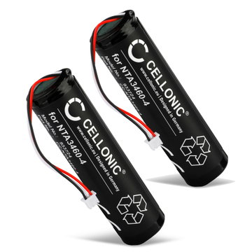 2x NTA3459-4, NTA3460-4 Battery for Philips Avent SCD630/37, Avent SCD630, Avent SCD620, SCD620/26, Avent SCD625 Baby Monitor / Phone / Camera Battery Replacement - 2600mAh