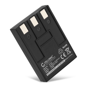 Battery for Canon Digital Ixus II, IXUS i, IXUS 750, IXUS 700. PowerShot SD500, SD100, SD110 750mAh from CELLONIC