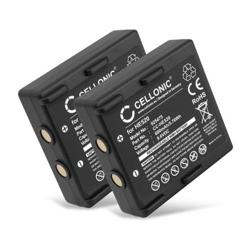 HE520, HT-02, FBH900, 68300530 Battery for Hetronic Nova, Ergo, FBH300 600mAh Battery Replacement HE520, HT-02, FBH900, 68300530 Remote Control Transmitter