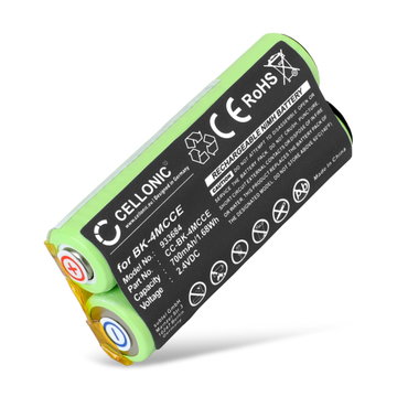 BK-4MCCE Battery for WATERPIK Sensonic Plus SR-3000 / Sensonic Plus SR-3000E 700mAh Battery Replacement BK-4MCCE
