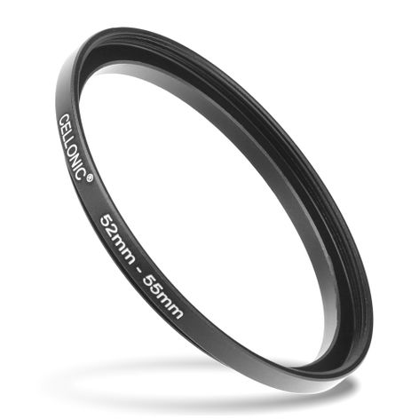 52mm - 55mm Step Up Ring Camera Filter Adapter for Camera Lenses from CELLONIC
