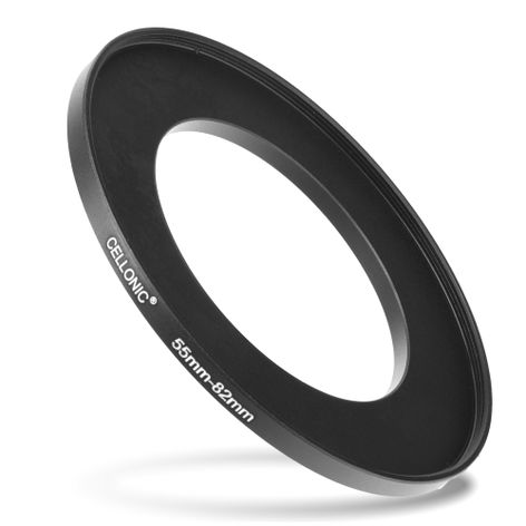 55mm - 82mm Step Up Ring Camera Filter Adapter for Camera Lenses from CELLONIC