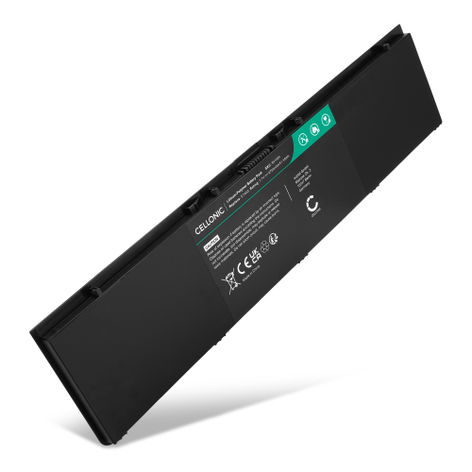 Battery for Dell Latitude 14 (E7450), 12 E7240, 14 7000 34GKR (6700mAh, 7.7V) from CELLONIC