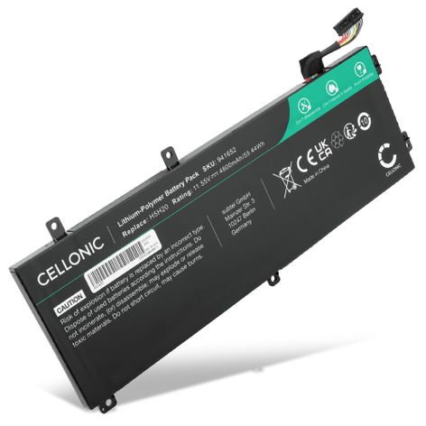 Battery for Dell XPS 15 9560, 9570; Precision 5530, 5520, 5510 GPM03 (4800mAh, 11.55V) from CELLONIC