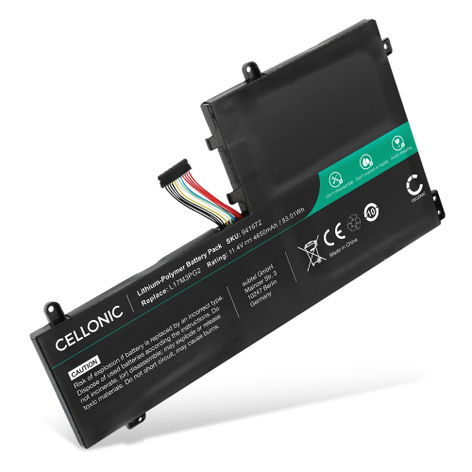 Battery for Lenovo Legion Y7000P 2019; Legion Y740-15ICH L17M3PG2 (4650mAh, 11.4V) from CELLONIC