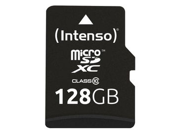 micro SDXC Card / Memory Card 128GB - Class 10 for Sony Xperia 5 IV, OPPO Find X5 Lite, Xiaomi Redmi Note 11S, Nintendo Switch, Garmin Etrex 32x, DJI Mavic Mini 2, Chromebook from Intenso