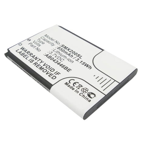 Battery for Samsung GT-C5212; GT-E1080; GT-E1100; GT-E1107 AB043446BE (850mAh, 3.7V) from CELLONIC