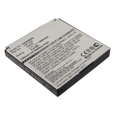 Battery for Emporia AK-V28; AK-V29 AK-V28 (1200mAh, 3.7V) from CELLONIC