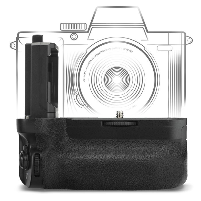 VG-C4EM Battery Grip for Sony A7 IV, A7R IV, A7R V, A9 II, A1 Cameras – NP-FZ100 Vertical Portrait Grip from CELLONIC