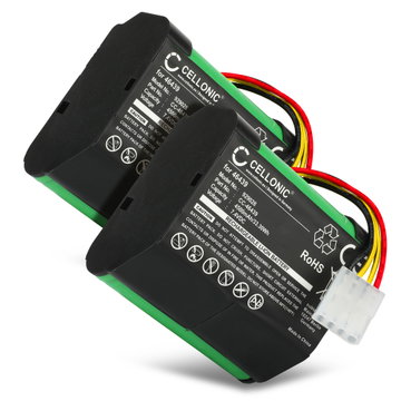 2x Battery for Vorwerk Kobold VR100 VX100 (Vorwerk 46439 PN46439 SCM61932) 2x4500mAh from CELLONIC