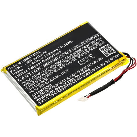Battery for Garmin GPSMAP 66i; Explorer Plus; inReach SE Plus, SE (3100mAh, 3.8V) from CELLONIC