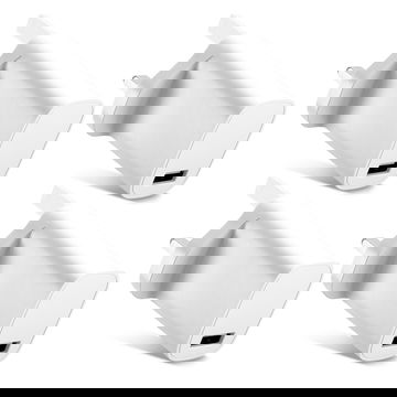 1 Port USB Charger 5V 3A 15W Fast Smart Charging Mains Wall USB Adapter Outlet Socket 100V-240V for Mobile Phone, Tablet, Speakers, Powerbank - White