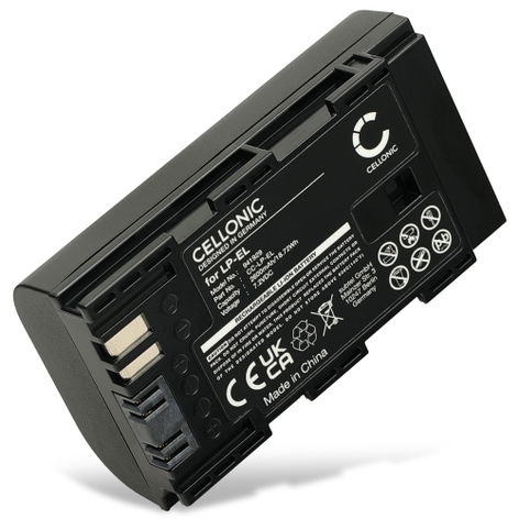 Battery for Canon DS401231; Speedlite EL-5, EL‑1 LP-EL (2600mAh, 7.2V) from CELLONIC