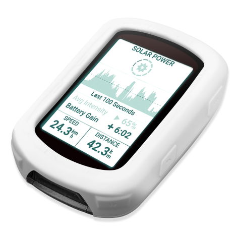 Protective Case for Garmin Edge 540, 840, 840 Solar, 540 Solar – White, Silicone from CELLONIC