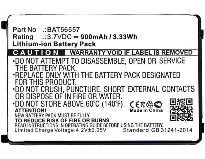 Battery for Motorola CLS1110, CLS1000, CLS1100, CLS1410, VL50, CLS1114, CLS1415, CLS1450, CLS1450CB, CLS1450CH, VL120 3.7V 900mAh Lithium Ion from CELLONIC